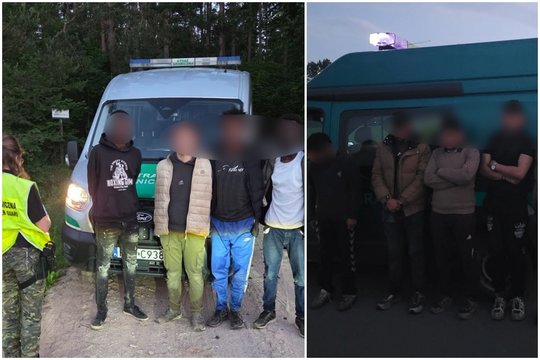 Dar 18 iš Lietuvos į Lenkiją slapta prasmukusių migrantų grąžinta mūsų pasieniečiams