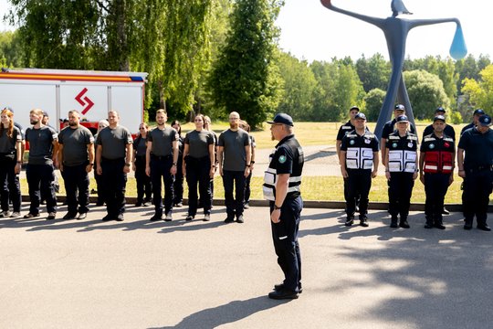 Ypatingas momentas: Vilniuje – pagalbos Venesuelai misijos narių išlydėjimas