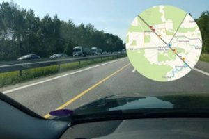 Kelyje iš pajūrio – masinė grūstis: dvidešimties minučių skirtumu susidūrė net 7 automobiliai