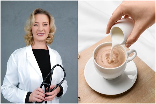 Kartą ir visiems laikams: E. Gavelienė pasakė, ar sveika gerti kavą su pienu