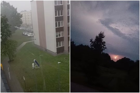 Dalį Lietuvos nuo kaitros jau vėsino liūtys: skelbia, ko laukti artimiausiu metu