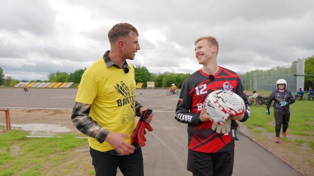 „Vasara ant piliakalnio“: Futbolas ant motociklų Skuode