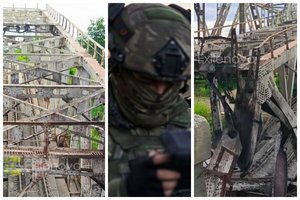 Galingas Ukrainos smūgis: taikiniu tapo tiltai ir Rusijos kariuomenės vadavietės
