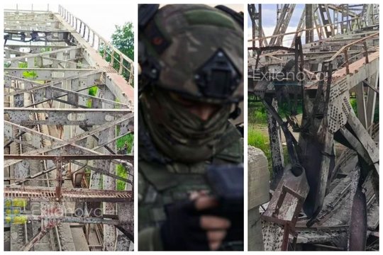 Galingas Ukrainos smūgis: taikiniu tapo tiltai ir Rusijos kariuomenės vadavietės