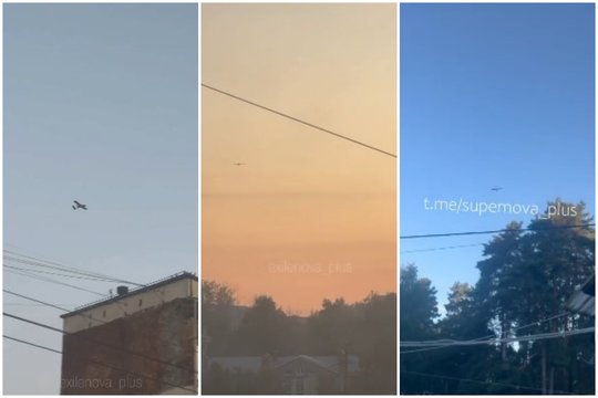 Karas Ukrainoje. Virš Maskvos – nauja dronų ataka: V. Zelenskis įspėjo, kas laukia Rusijos