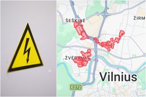 Antrą dieną iš eilės dalis vilniečių liko be elektros