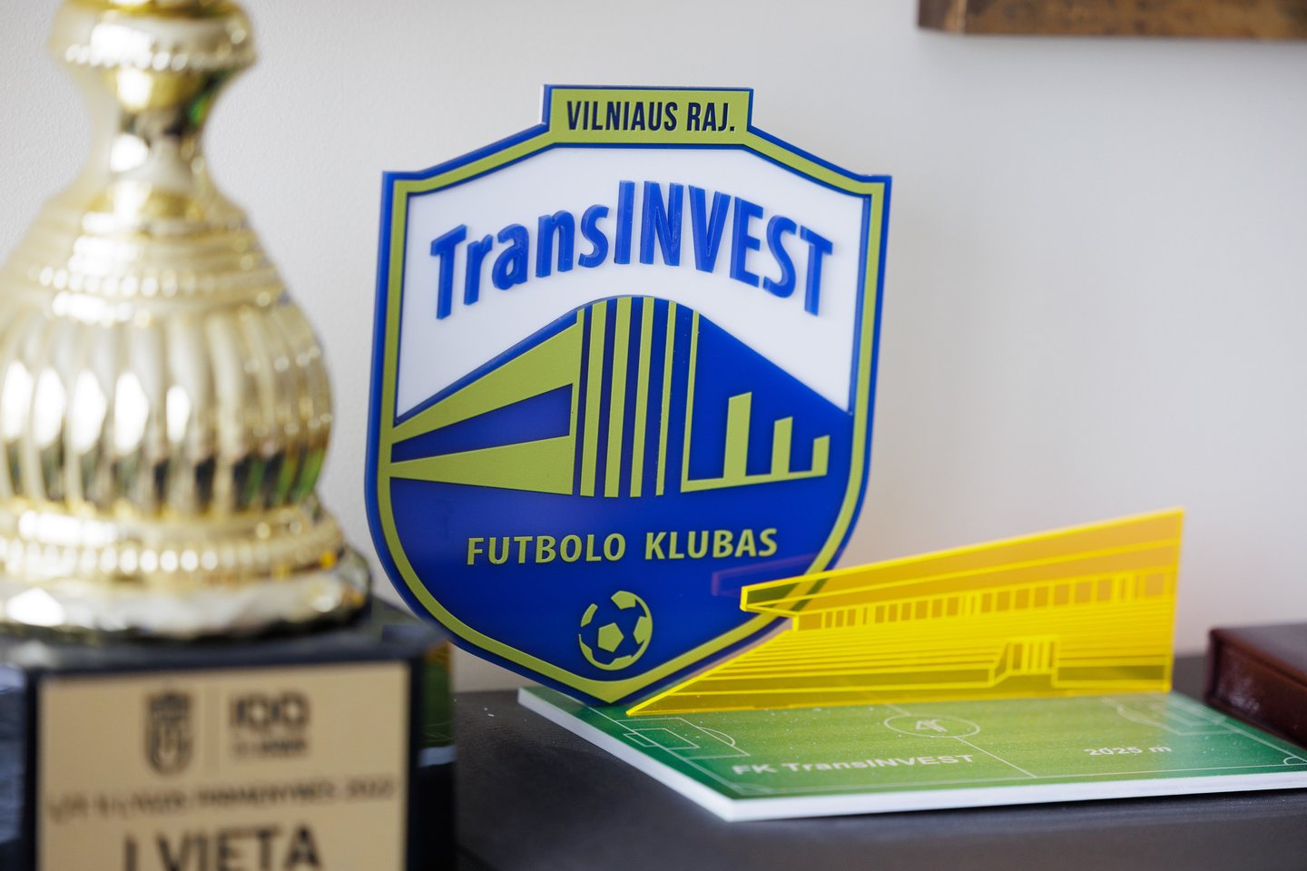 V. Pelėda – futbolo klubo steigėjas ir prezidentas.<br> V. Skaraičio nuotr.