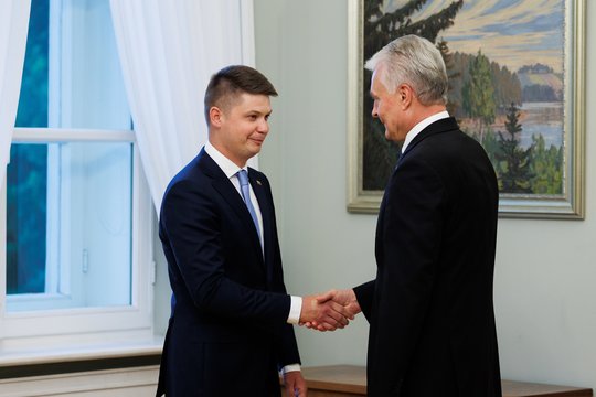 G. Nausėdos testas M. Katelynui: kandidatūrą vertina rimtai, aptarė ir kontroversiškus pasisakymus