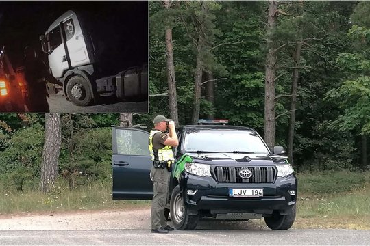Iš Latvijos sunkiasvorį automobilį atvairavęs tos šalies gyventojas įpūtė 2,16 prom. alkoholio