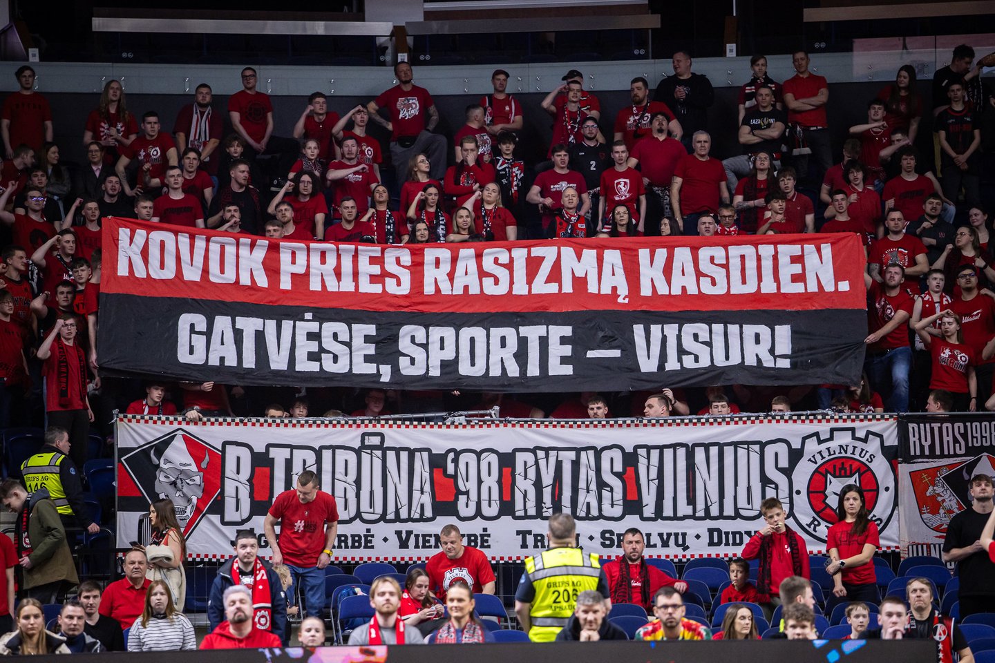 B tribūna.<br>LKL, kurią remia Betsson/R.Lukoševičiaus nuotr.