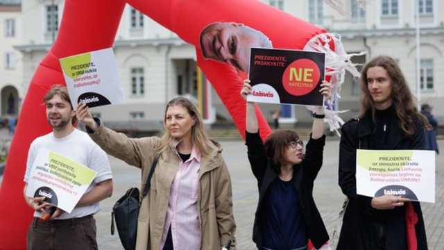 Prie Prezidentūros – „laisviečių“ nepasitenkinimas M. Katelyno kandidatūrą į VRM postą
