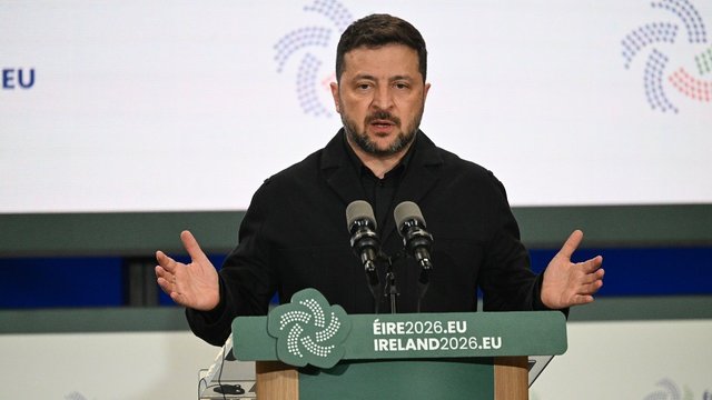 Po siaubingo rusų išpuolio V. Zelenskis raginimas: turi aktyviau teikti tokią pagalbą