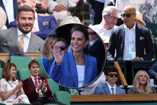Prestižiniame Vimbldono turnyre – žvaigždžių antplūdis: dėmesį kaustė ir švytinti C. Middleton