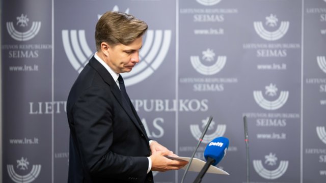 Pamatykite spaudos konferenciją: premjeras M. Sinkevičius paskelbė savo ministrų kabineto sudėtį