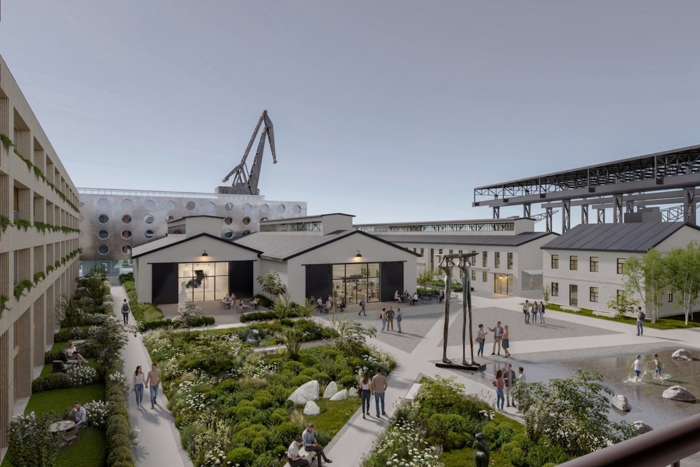 Paskelbti architektūrinio konkurso, kuriuo ieškoma prie Klaipėdos piliavietės planuojamo kvartalo architektūrinės idėjos, pirmojo etapo rezultatai.<br>Vizual.