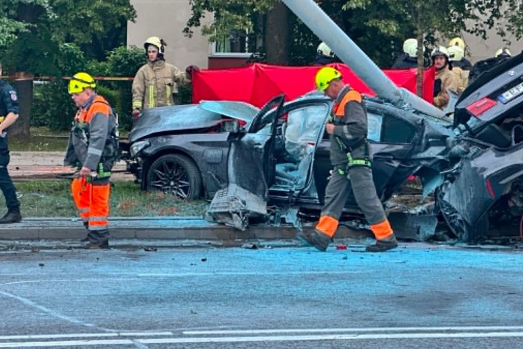 Per avariją Vilniuje žuvo du žmonės<br>A.Vaitkevičiaus nuotr.