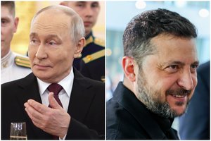 Meluojančiam V. Putinui – V. Zelenskio pasiūlymas