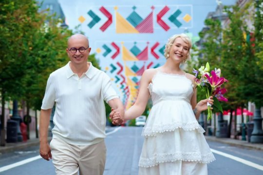Susituokė Aleksandras Pogrebnojus ir jo mylimoji Eglė