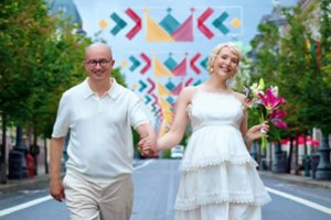 Susituokė Aleksandras Pogrebnojus ir jo mylimoji Eglė