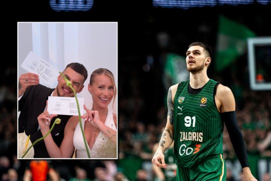 Vedė krepšininkas Deividas Sirvydis