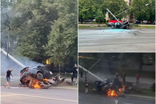 Paviešino, kas galimai dėjosi BMW automobilyje prieš pat tragediją: nepatyrusios vairuotojos elgesys šokiruoja