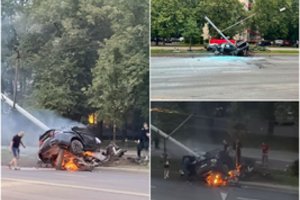 Paviešino, kas galimai dėjosi BMW automobilyje prieš pat tragediją: nepatyrusios vairuotojos elgesys šokiruoja
