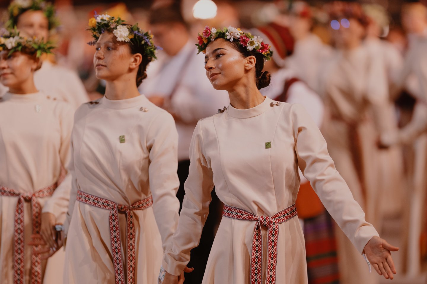 Moksleivių dainų šventės akimirka.<br> G.Jauniškio nuotr.
