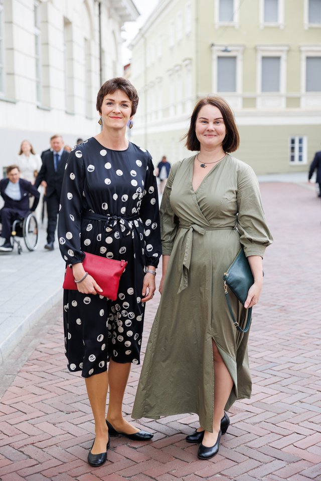 Į Prezidentūrą rinkosi pasipuošęs šalies elitas.<br> T. Bauro nuotr.