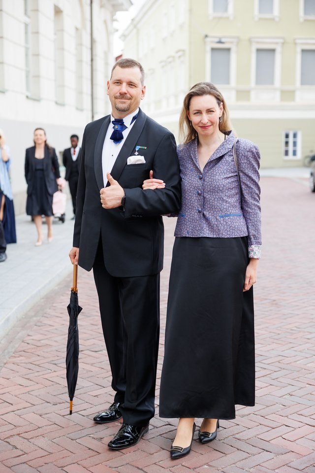 Į Prezidentūrą rinkosi pasipuošęs šalies elitas.<br> T. Bauro nuotr.