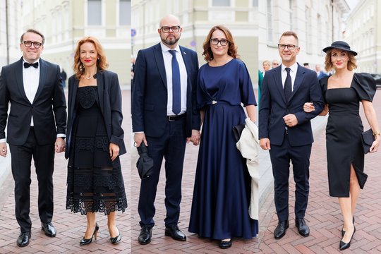 Į Prezidentūrą rinkosi pasipuošęs šalies elitas: demonstravo eleganciją