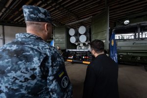 Ukraina viešai pademonstravo savo ilgai slėptas pakrančių gynybos sistemas