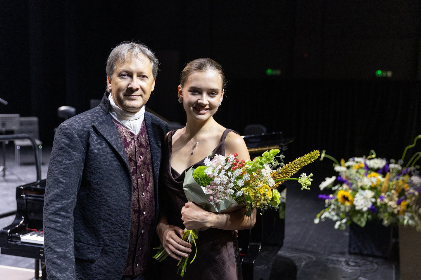 Vilhelmas Čepinskis ir Anastasija Šumskaitė.<br> Gintarės Daknytės nuotr.