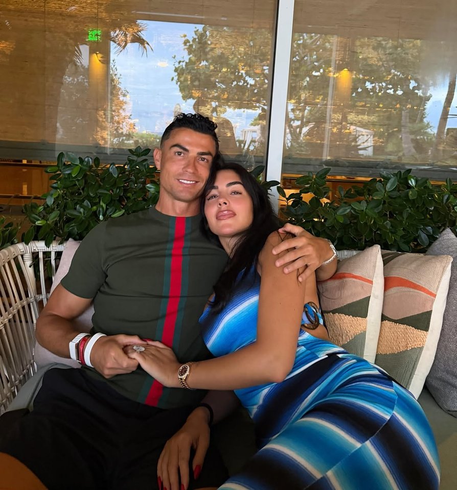 C. Ronaldo su žmona.<br>Instagramo nuotr.