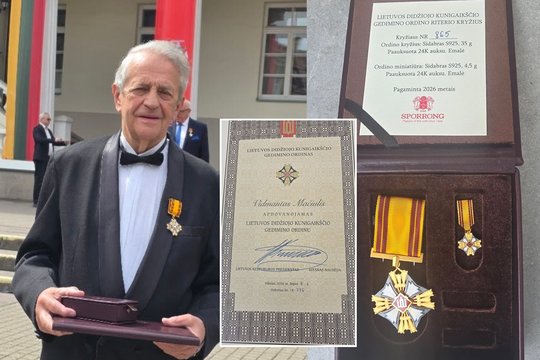 Valstybinį apdovanojimą gavęs V. Mačiulis atvėrė širdį: prabilo apie pavydą ir kritikus