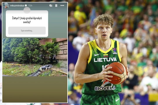 Išvydęs netikėtą svečią savo kieme M. Kuzminskas sutriko: kreipėsi į sekėjus
