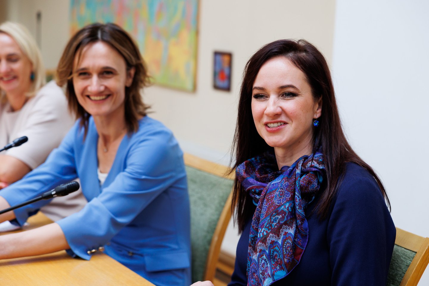 Viktorija Čmilytė-Nielsen ir Inga Ruginienė.<br>T.Bauro nuotr.