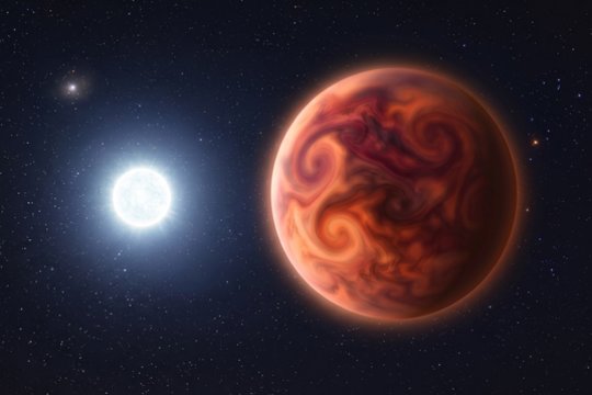 Retas atvejis: viena planeta išgyveno savo žvaigždės mirtį