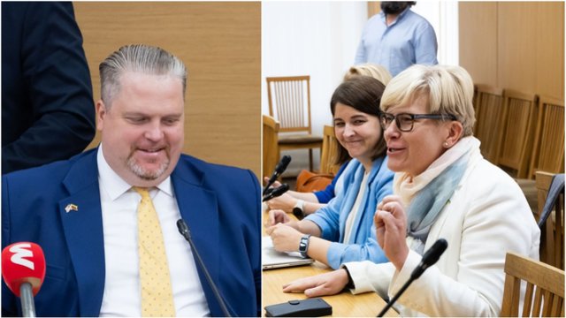 T. Valiui ginantis dėl opozicijos užduotų klausimų, I. Šimonytė atšovė: „Toks darbas“