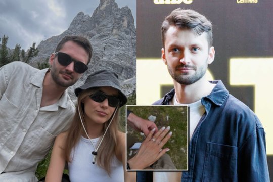 Susižadėjo turinio kūrėjas Vaidotas Grincevičius ir jo mylimoji Greta