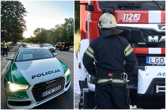 Po avarijos kaunietis spruko iš įvykio vietos, nukentėjęs vairuotojas jį sekė – iškviesti ugniagesiai