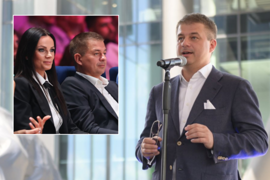 Gediminas Žiemelis išsiskyrė su savo ilgamete mylimąja Dovile Barkute