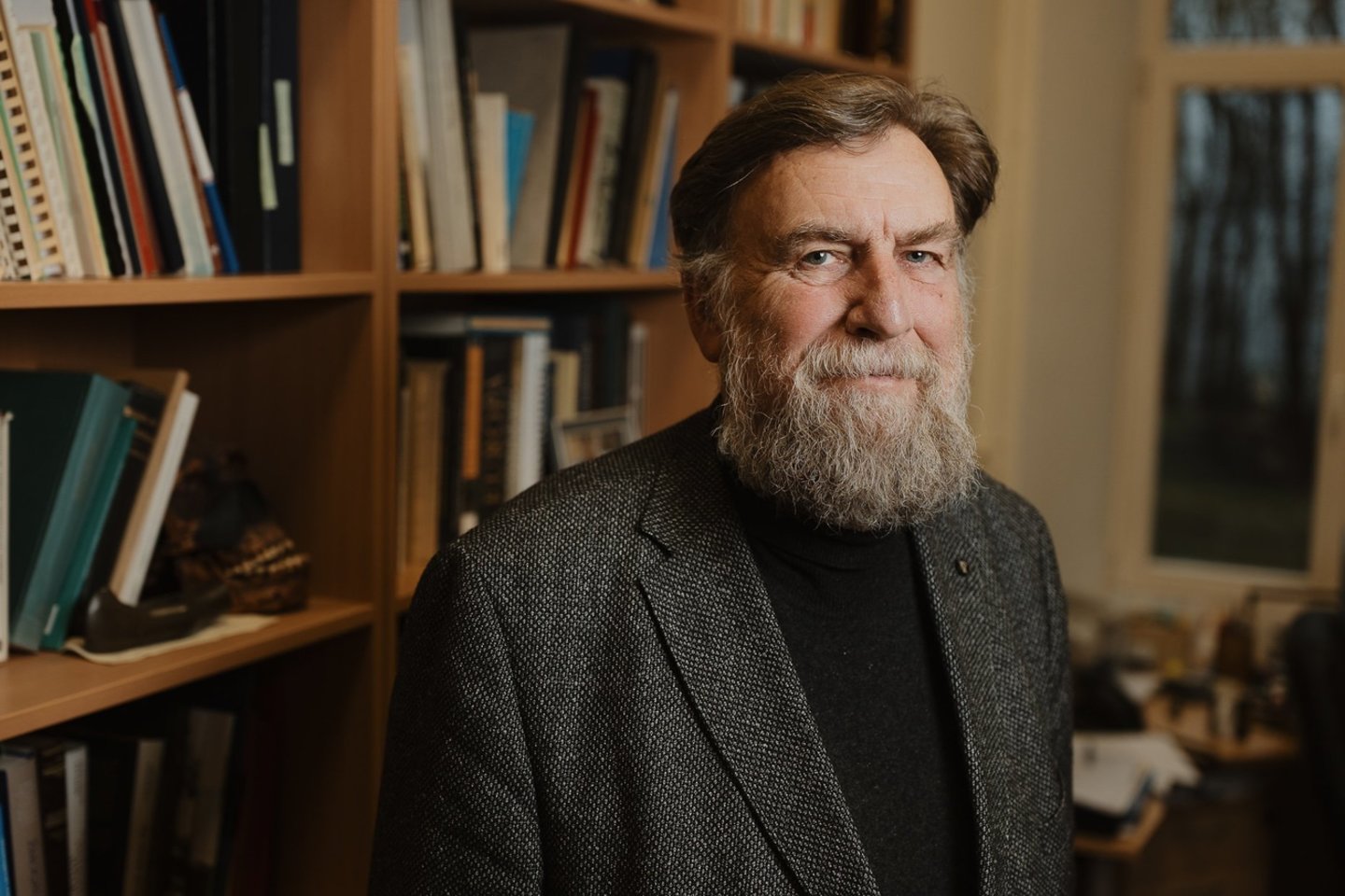 VU Medicinos fakulteto Žmogaus bioarcheologijos ir paleogenetikos centro vadovas prof. dr. Rimantas Jankauskas.<br>U. Bagdonavičiaus nuotr.
