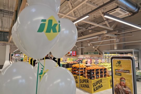 Atidarė atnaujintą prekybos tinklo „Iki“ parduotuvę – investavo pusę milijono eurų