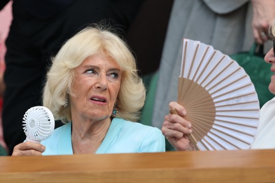 Karalienė Camilla Vimbldone nustebino: iš rankinės išsitraukė vos 16 eurų kainuojantį daiktą