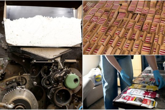 Vaizdai nustebins: per 20 mln. cigarečių, 23 kratos – Ispanijoje išardyta nusikalstama grupuotė, vienas narių iš narių yra lietuvis