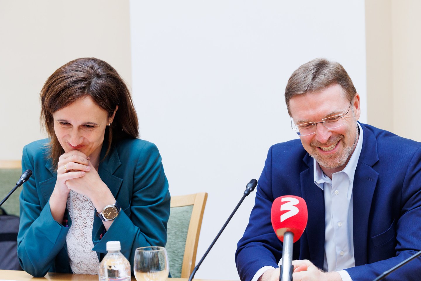 Paskirtasis sveikatos apsaugos ministras Linas Kukuraitis susitiko su Liberalų sąjūdžio frakcija.<br>T. Bauro nuotr.