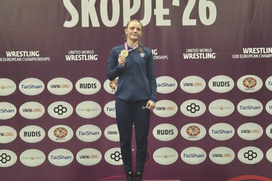 Imtynininkė Greta Tverskytė – Europos jaunimo čempionė
