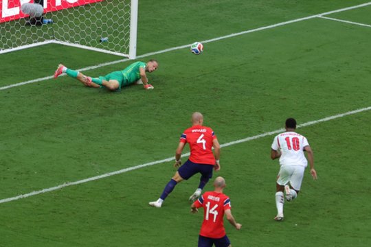 Norvegijos vartininko dovana pratęsime atvėrė Anglijai duris į pusfinalį