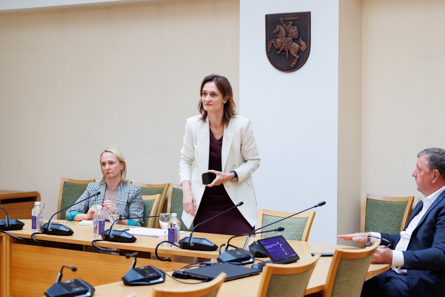 Liberalų sąjūdžio frakcijos susitikimas su Taurimu Valiu<br>T. Bauro nuotr.