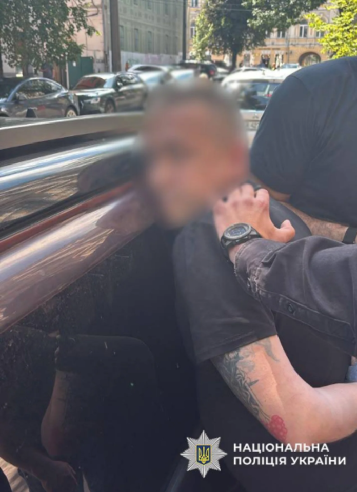 S. Lučanovo sulaikymas.<br>Ukrainos policijos nuotr.